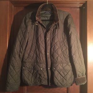Polo Ralph Lauren Green Quilted Riding Jacket
